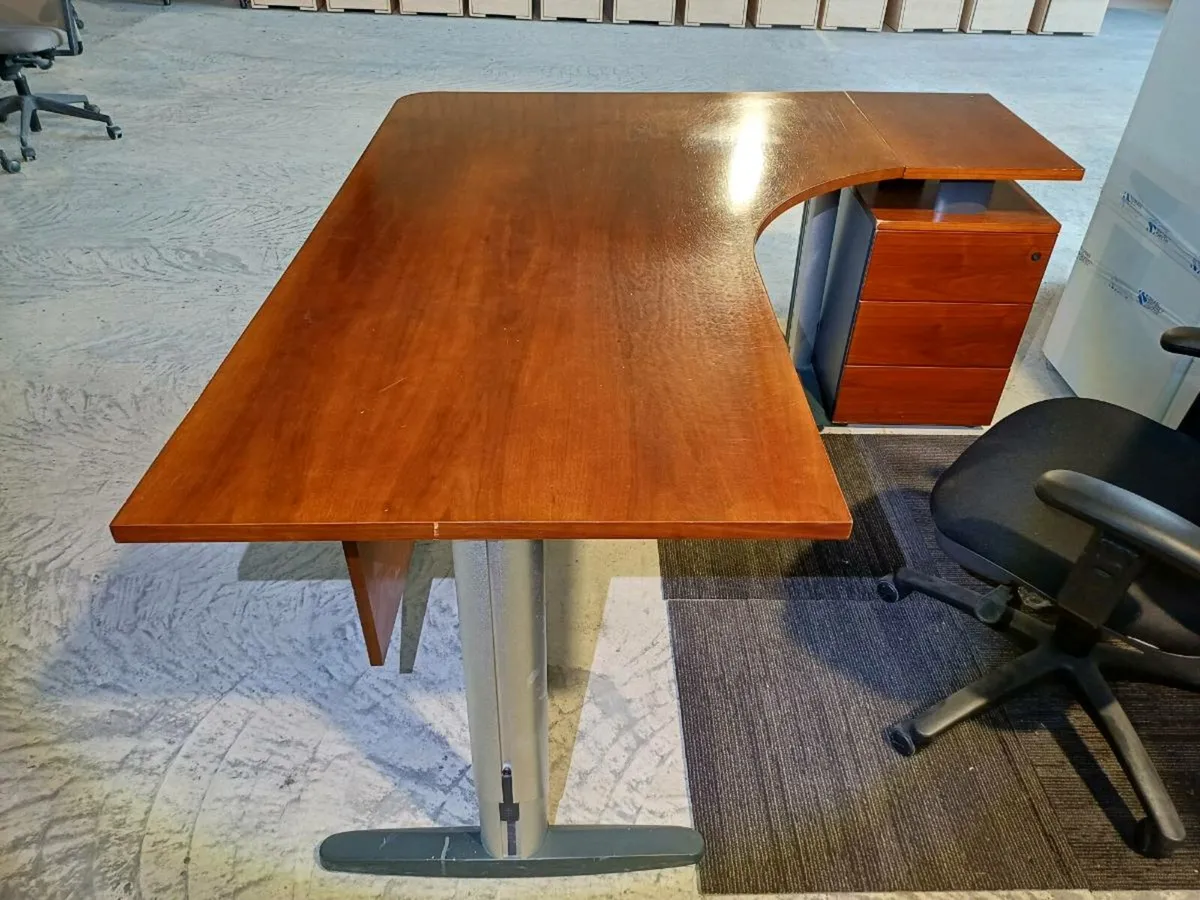 Chestnut Office Desk - Image 3