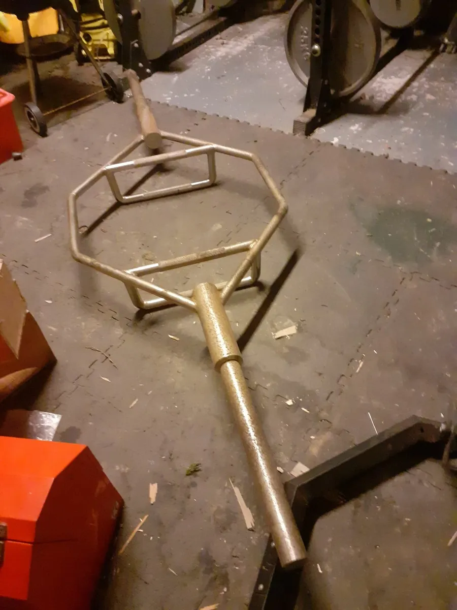 Deadlift hex bar and gym equipment - Image 2