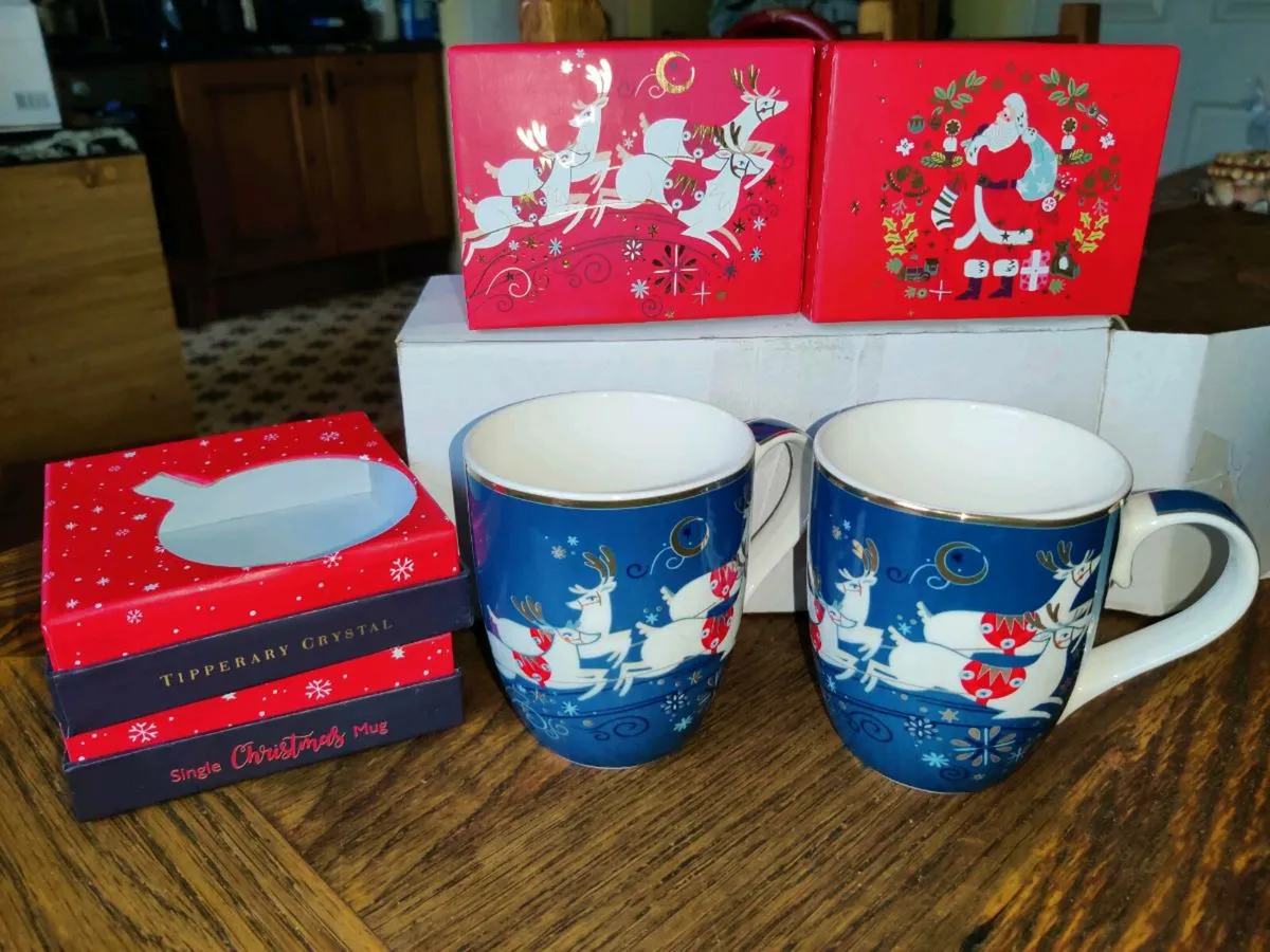 TIPPERARY CHRISTMAS MUGS, In 9CT Gold ! - Image 2