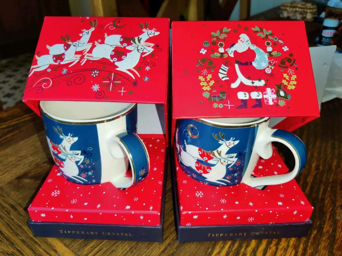 TIPPERARY CHRISTMAS MUGS, In 9CT Gold ! - Image 3