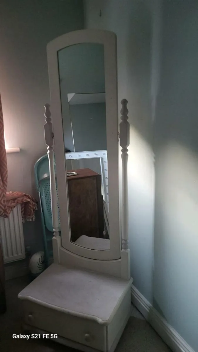 large mirror with storage - Image 1