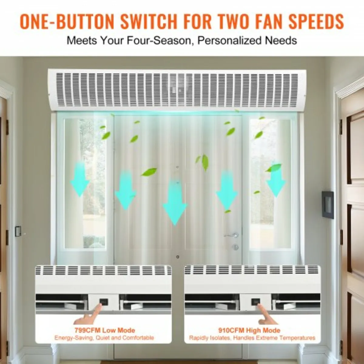 1.5m Commercial Indoor Air Curtain Super Power 2 S - Image 3