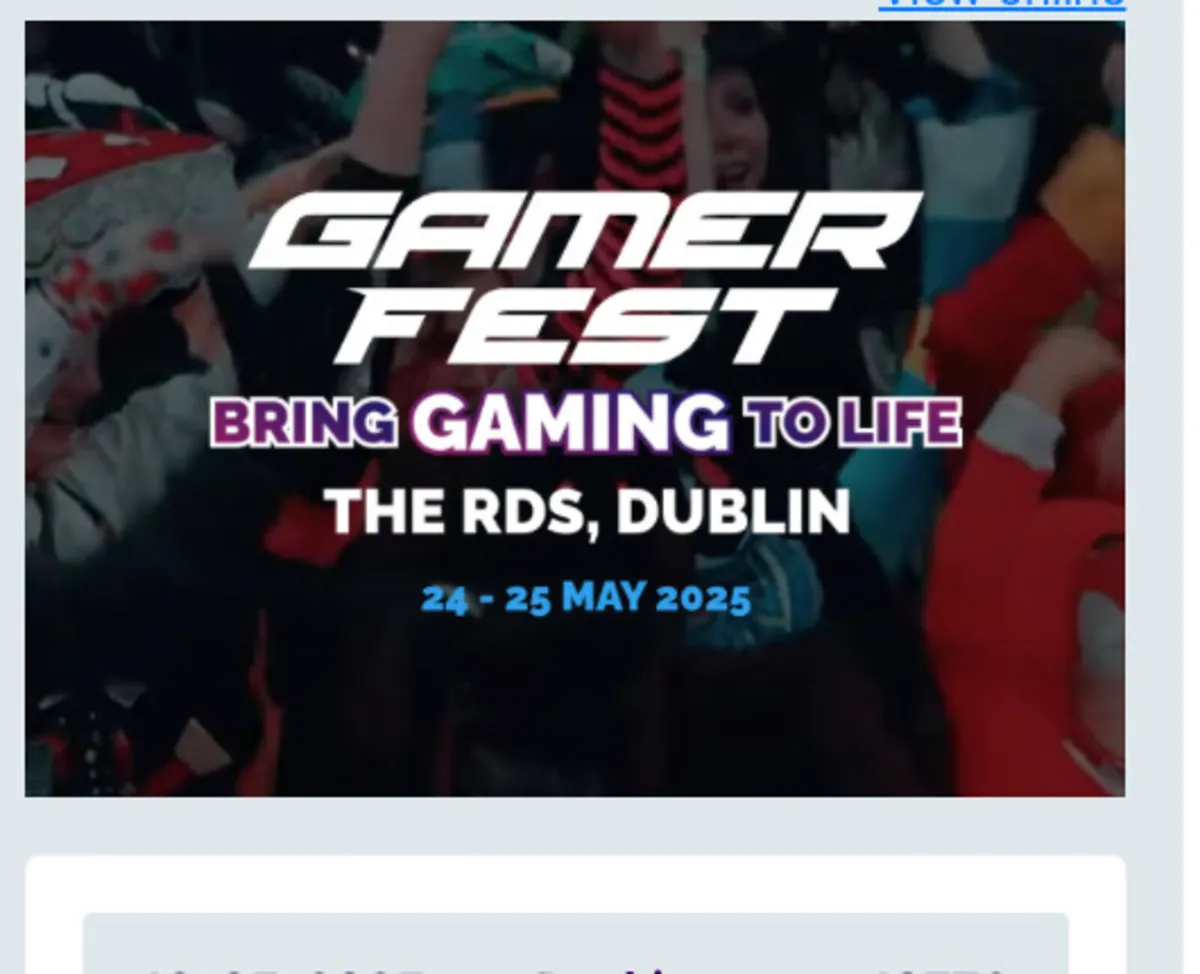 Gamerfest RDS tickets