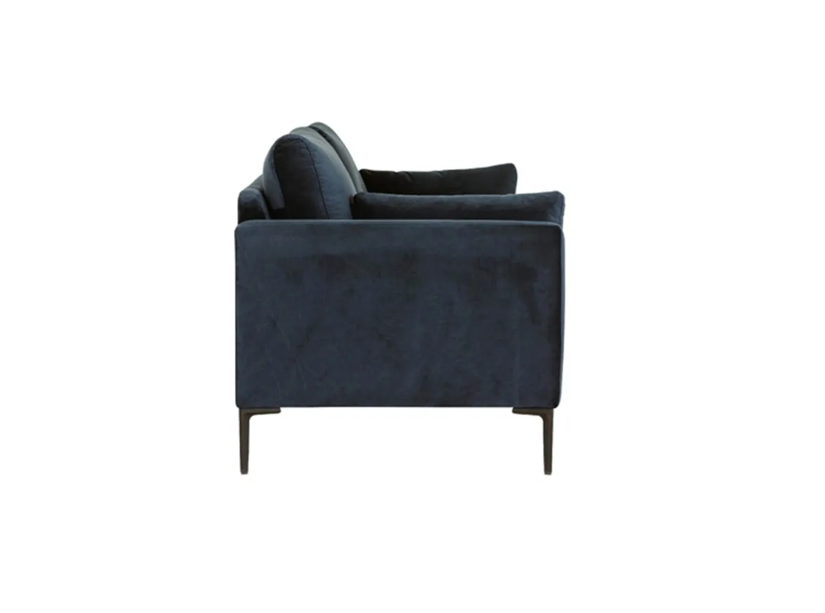 Cobh 3 Seater Sofa Navy - Image 2