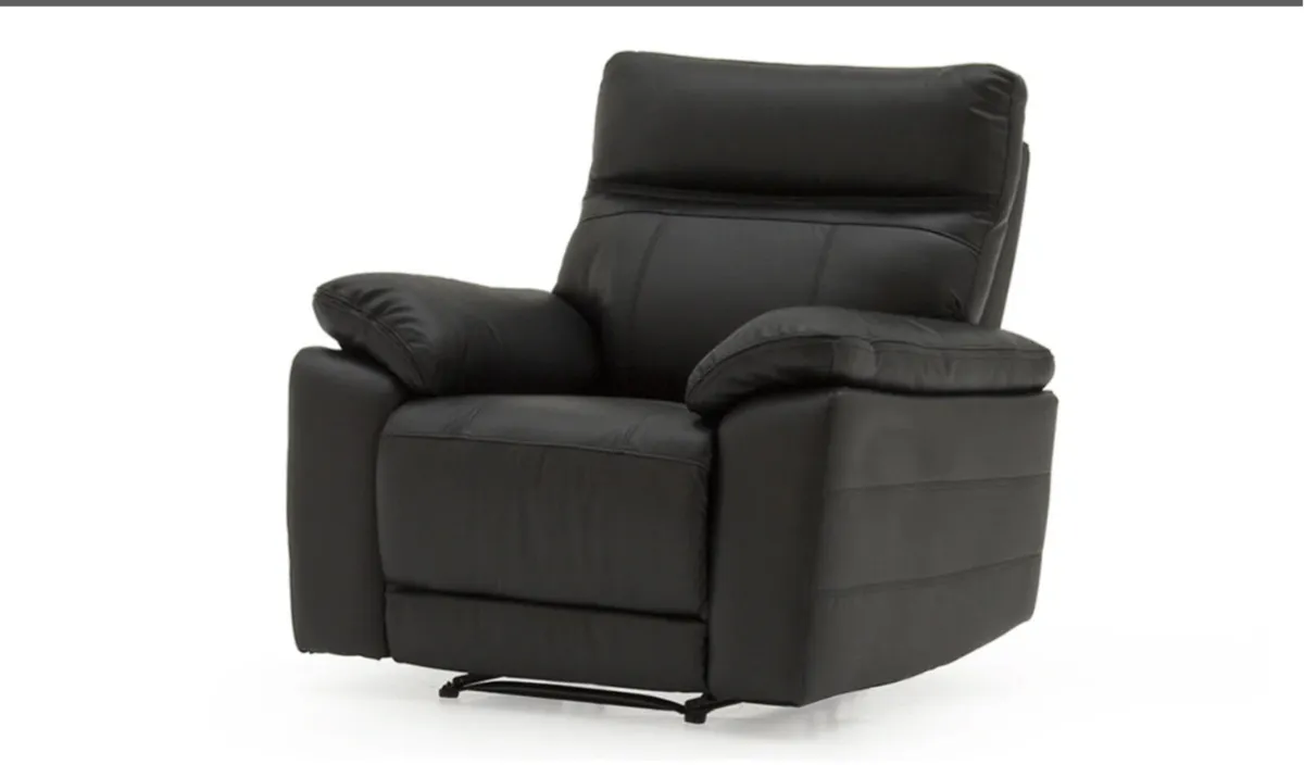 Positano Recliner Chair Black - Image 1