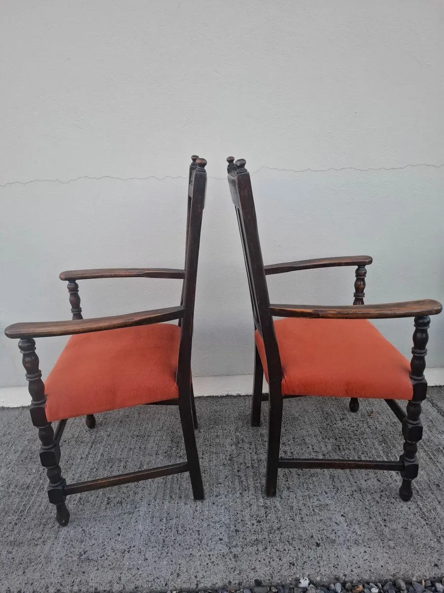 Antique Carver Chairs - Image 4