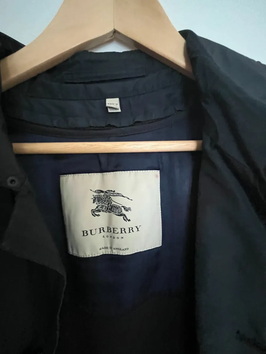 Burberry Men's Coat - Dark Navy - Size 52 - Image 3