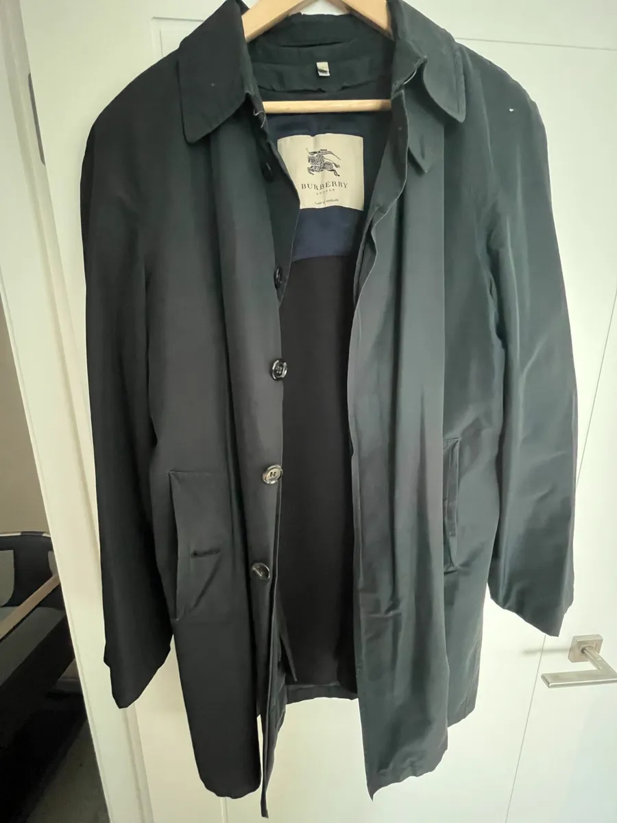Burberry Men's Coat - Dark Navy - Size 52 - Image 4