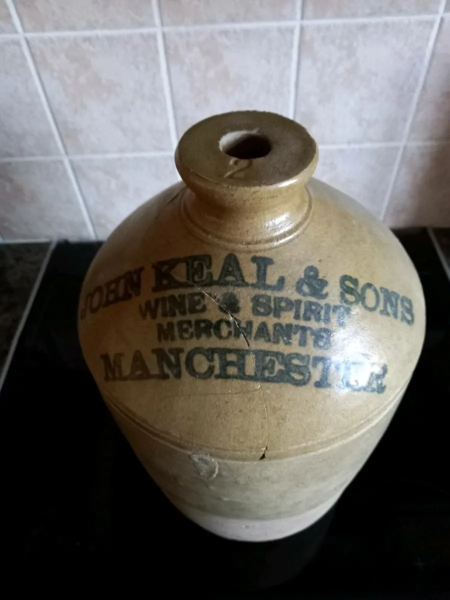Large Stoneware Flagon - Image 1