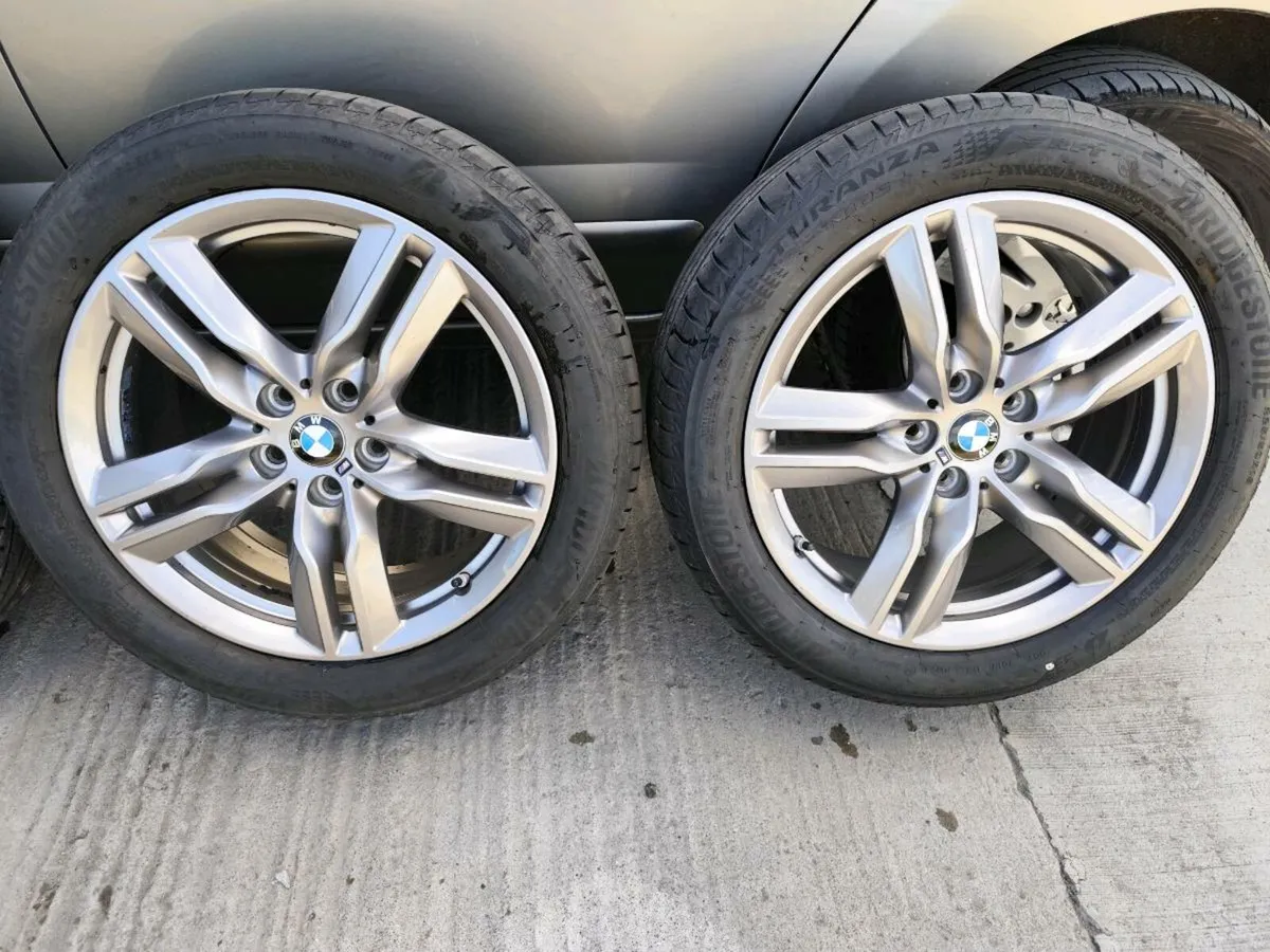 18" BMW alloys with runflat tyres - Image 3