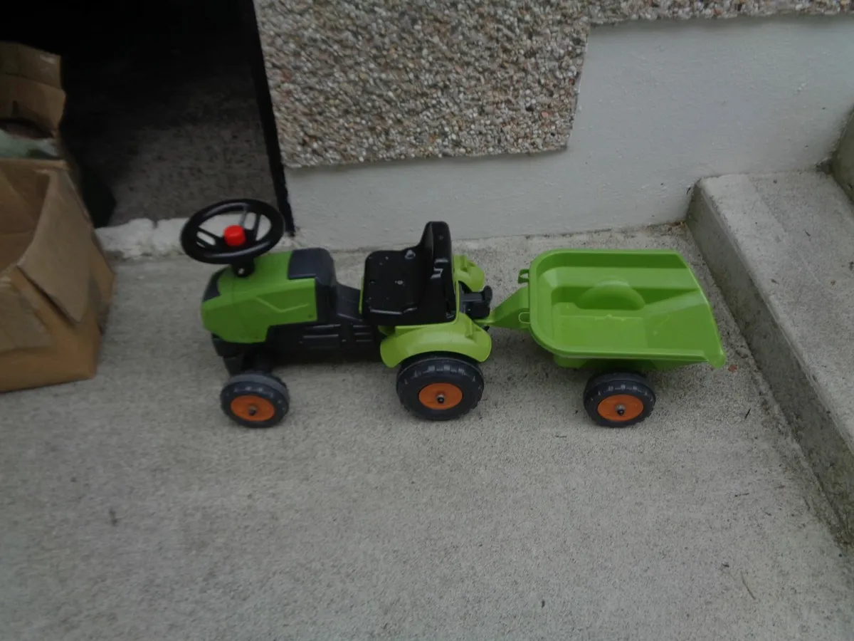 Toy Tractor and Trailer for Sale - Image 1