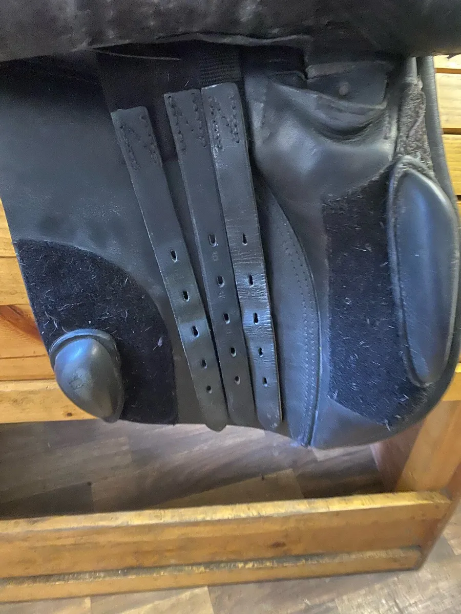 Santa Cruz 17.5 wide Leather saddle - Image 3