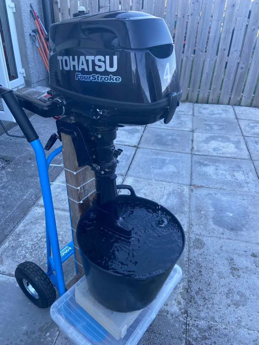 Tohatsu 4hp four stroke outboard engine for sale - Image 1