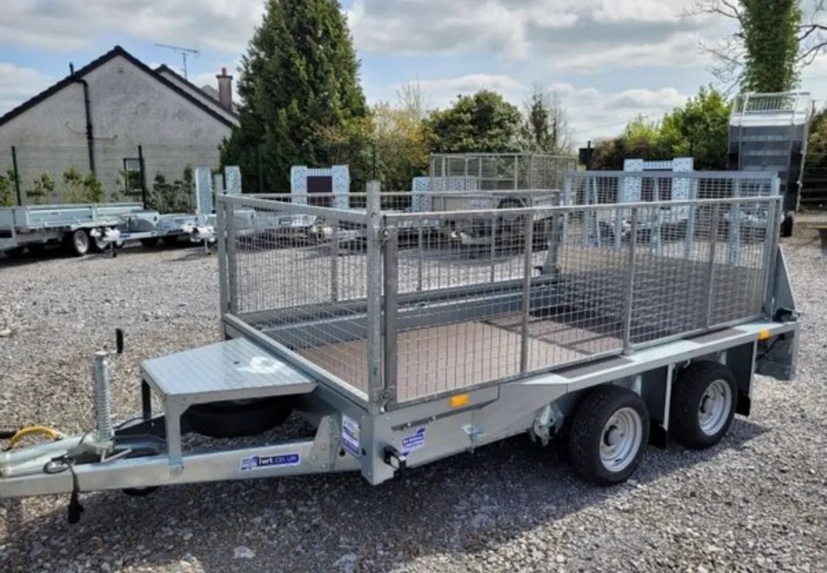 Ifor Williams 10' 6' 1 Double Axle plant Trailer - Image 2