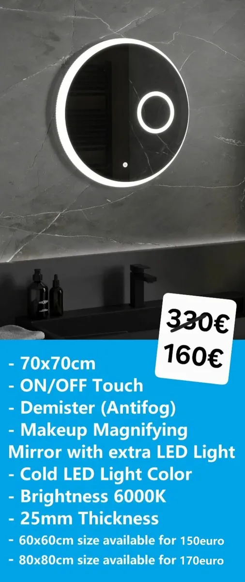 LED Bathroom Mirror - Image 1