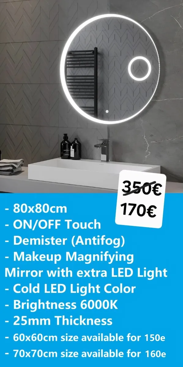 LED Bathroom Mirror - Image 1