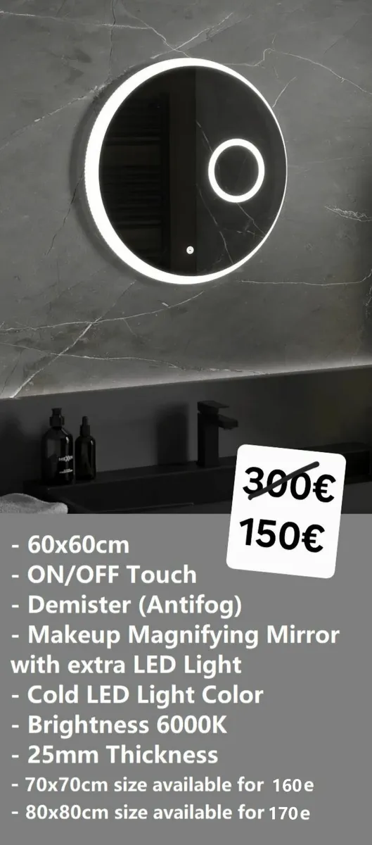 LED Bathroom Mirror - Image 1