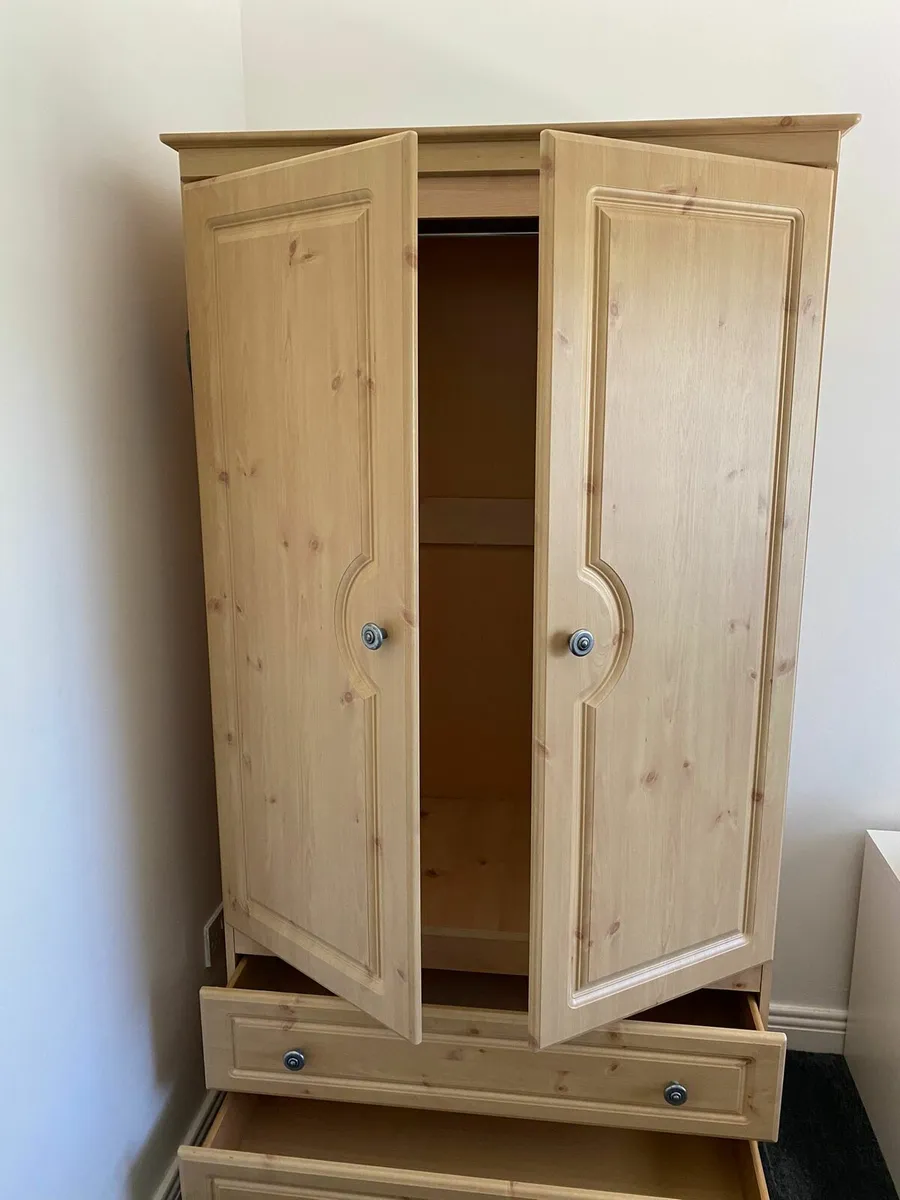 Wardrobe & tall chest of drawers - Image 1