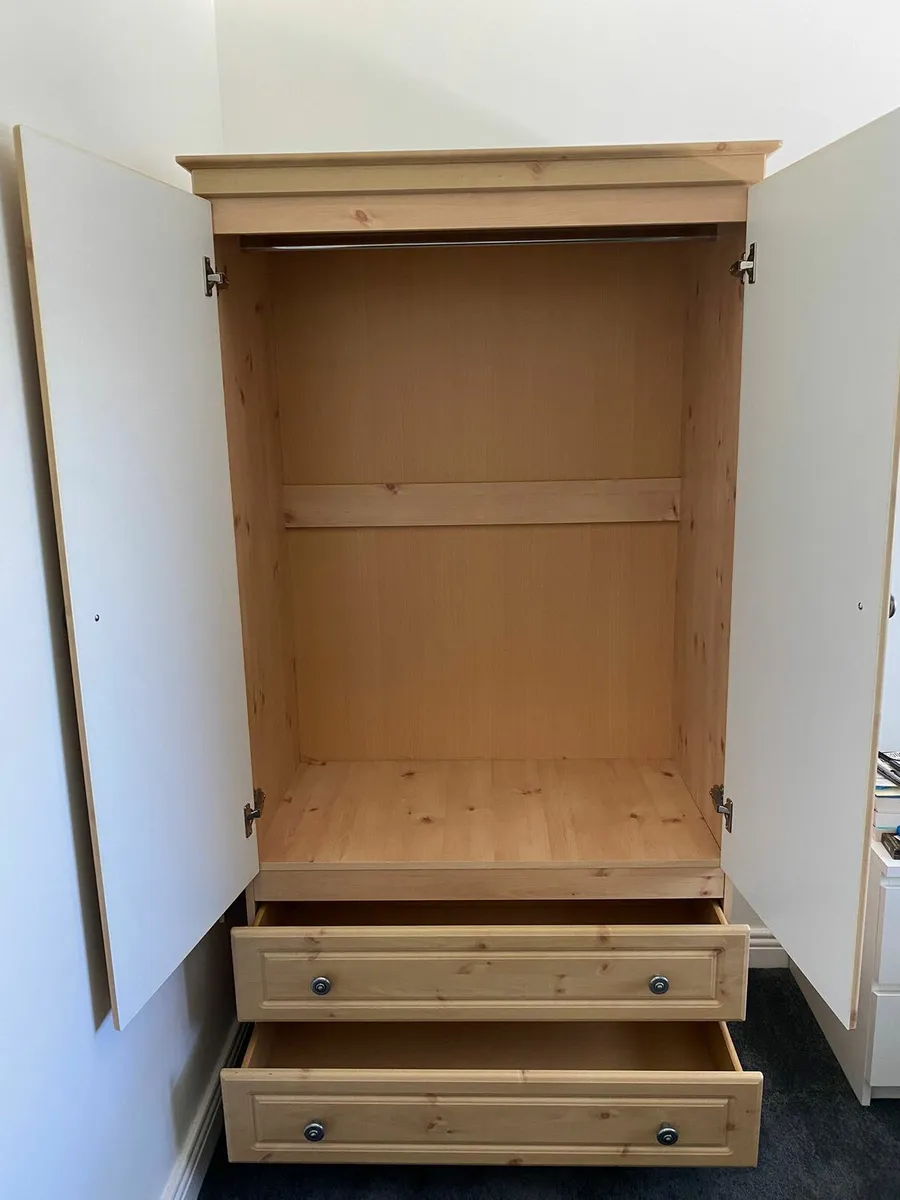 Wardrobe & tall chest of drawers - Image 2
