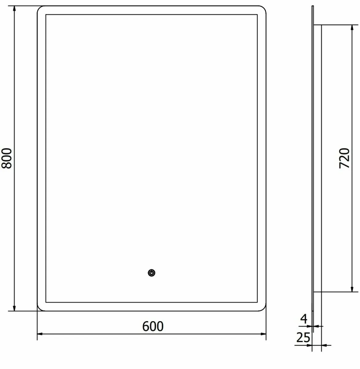 LED Bathroom Mirror - Image 3