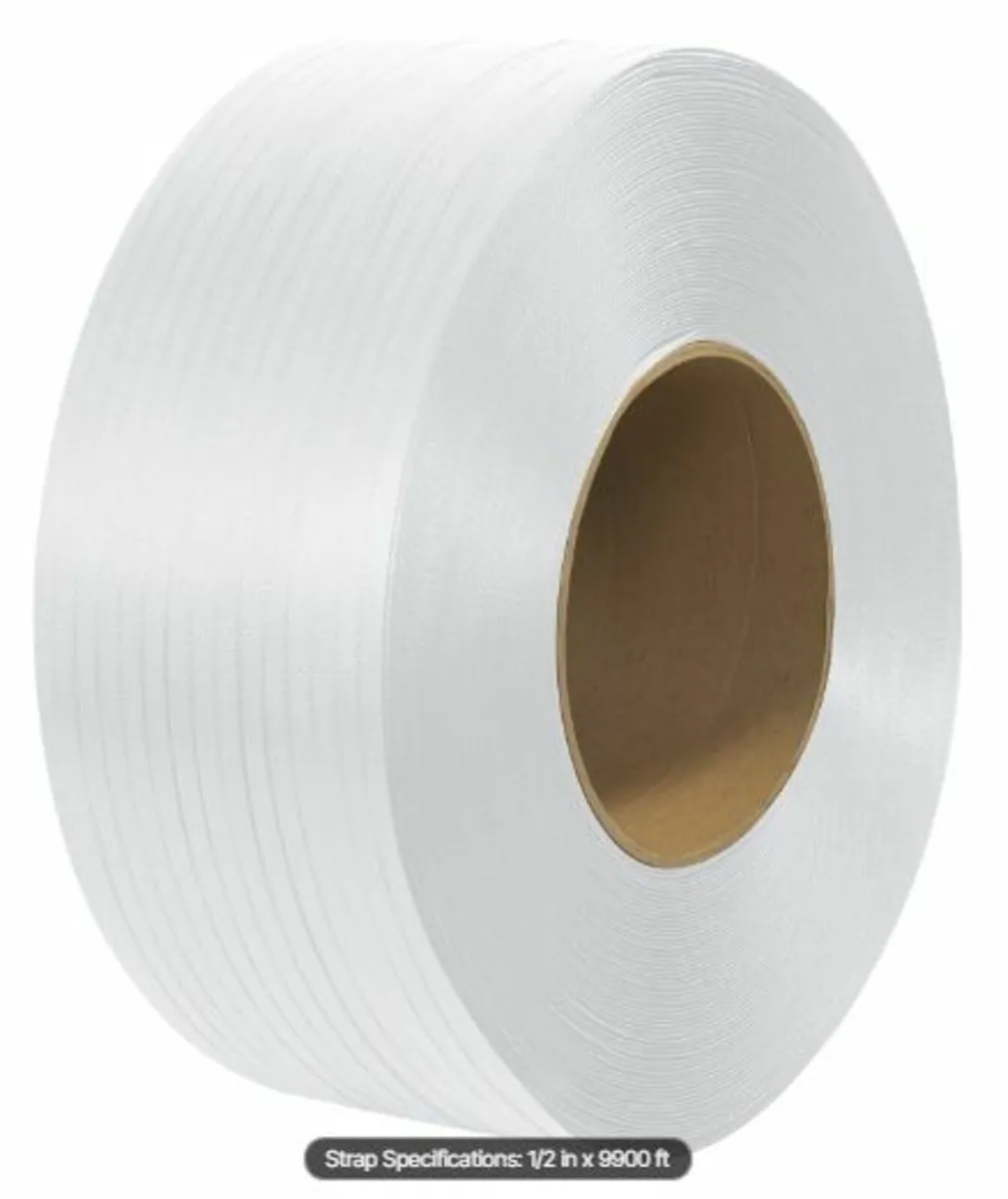 Packaging PP Strapping Roll 1/2" x 0.03" x 9900' - Image 1