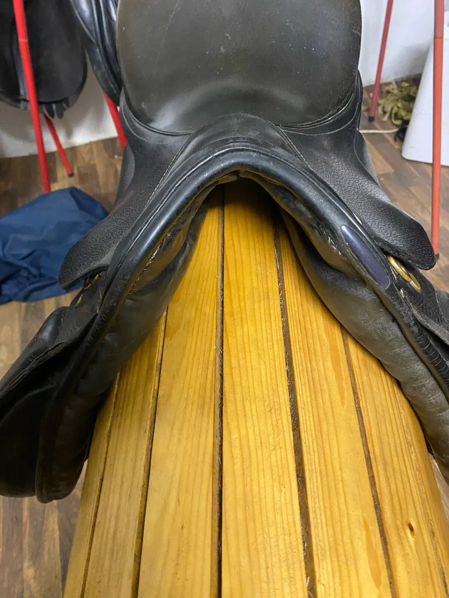 16” pony Leather saddle - Image 3