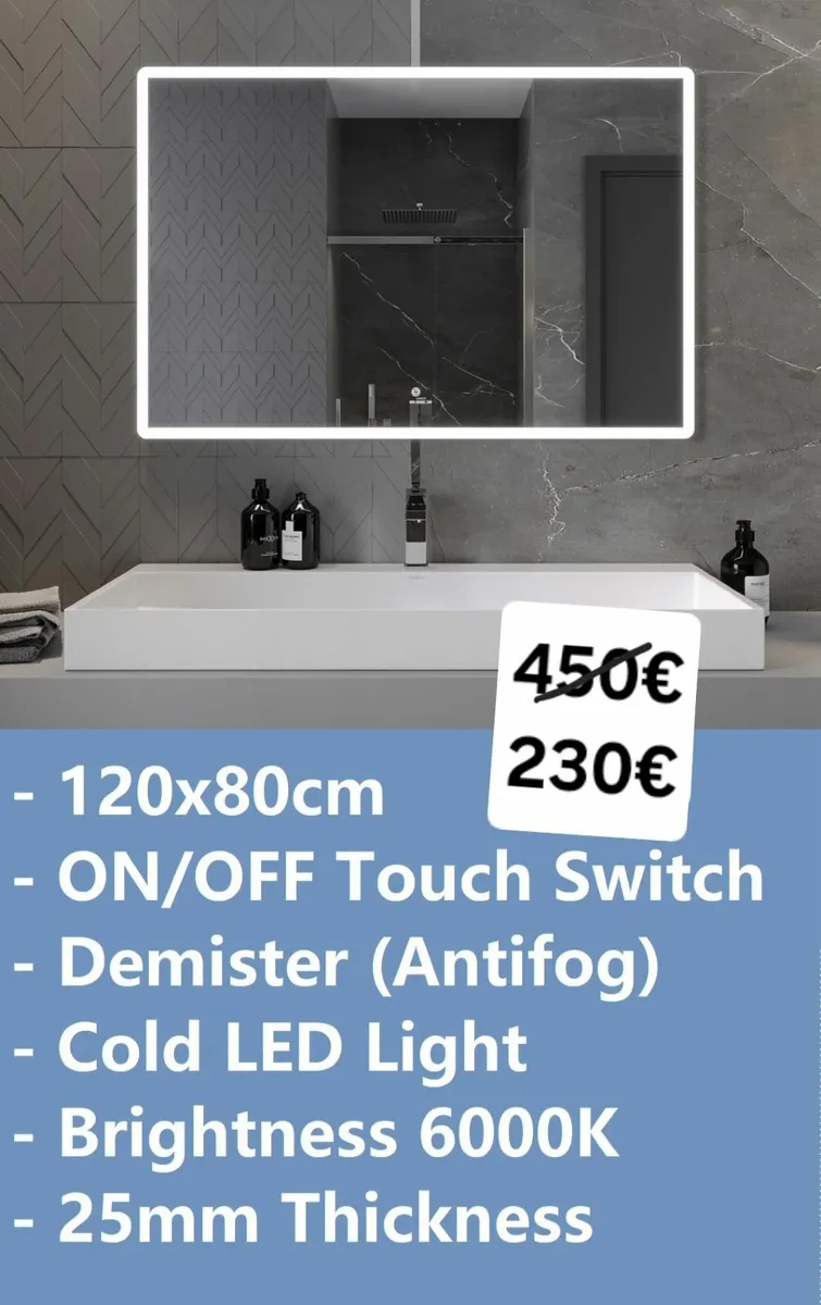 LED Bathroom Mirror - Image 1
