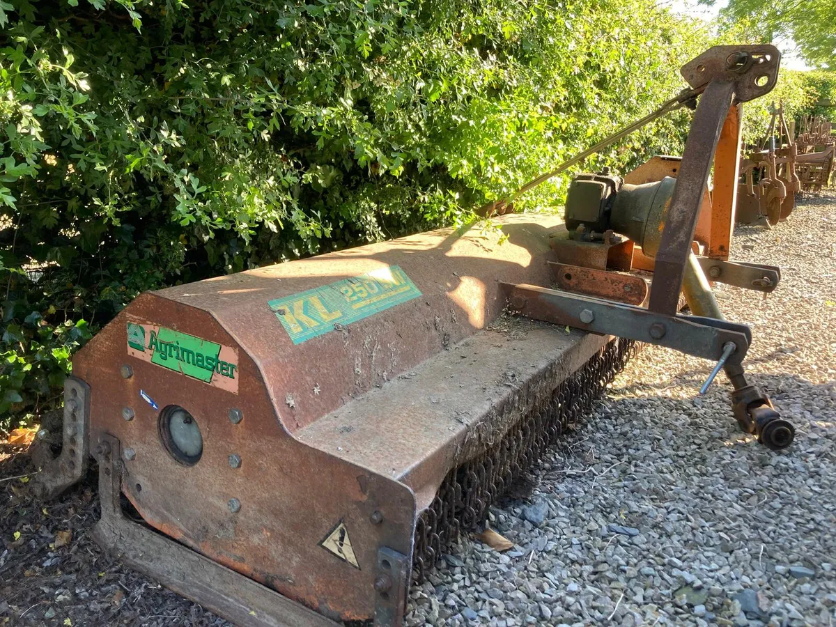 Grass Topper Flail Mower 8 foot Agrimaster NO VAT - Image 1