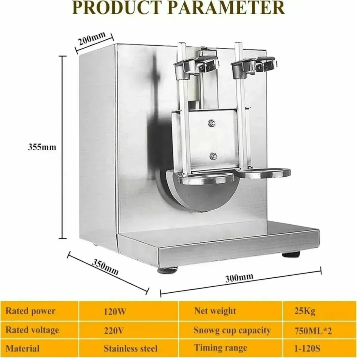 Commercial Bubble Boba Milkshaker Mixing Machine - Image 4