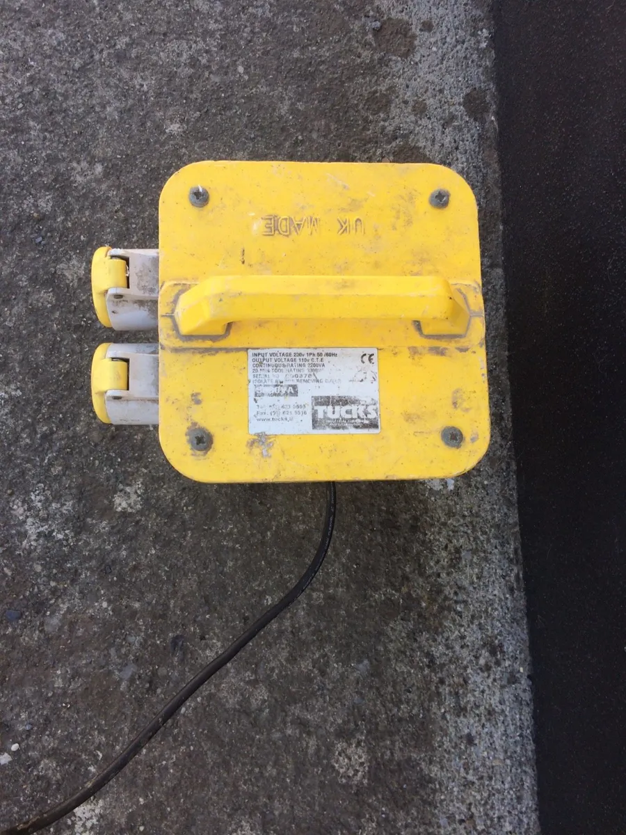 110 volt Transformer for Sale - Image 2