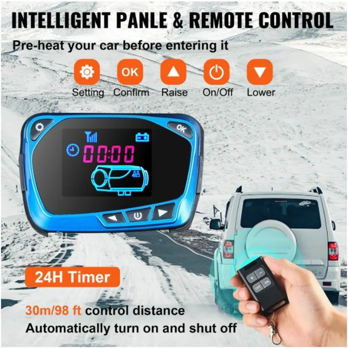 Upgraded Diesel Air Heater 8KW Parking Heater, 12V - Image 2