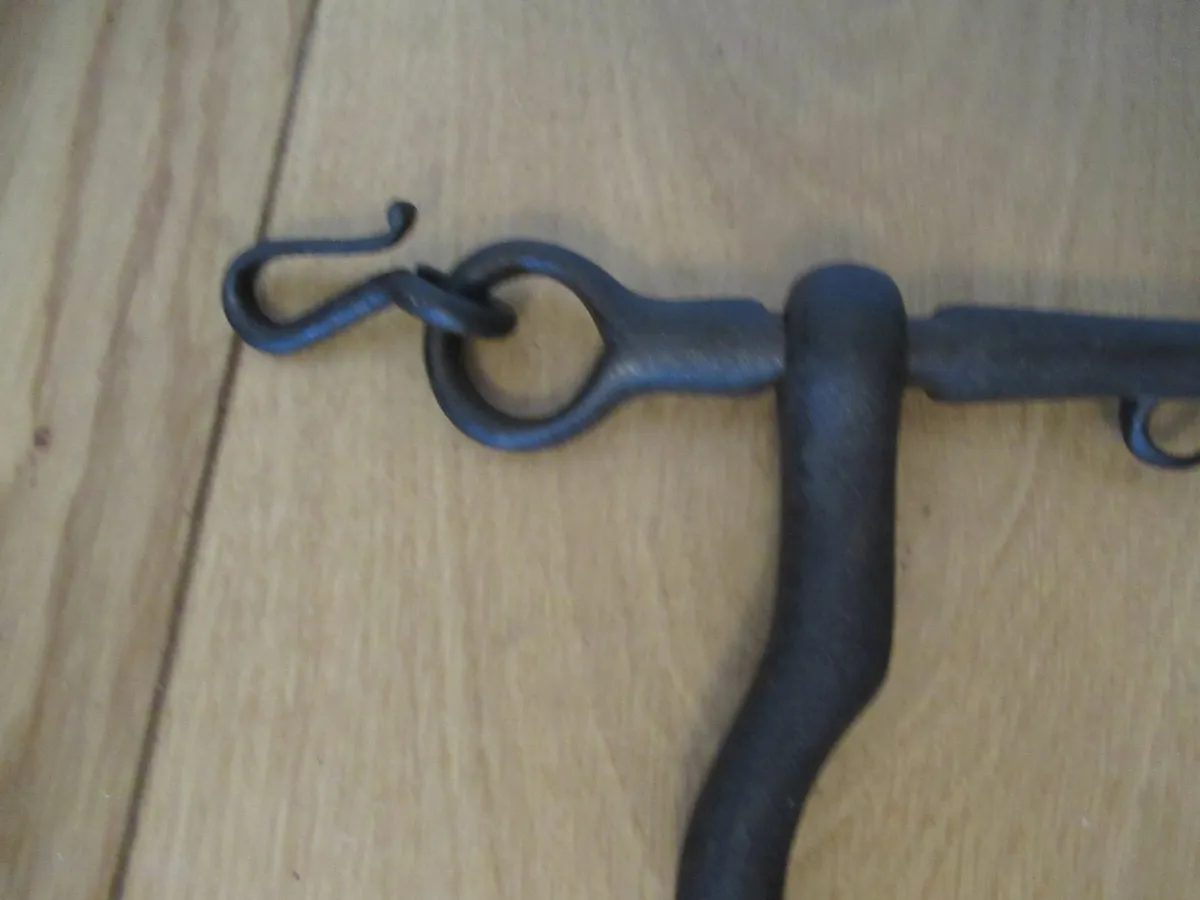 antique horse mouthpiece curb bit bridle vintage - Image 2