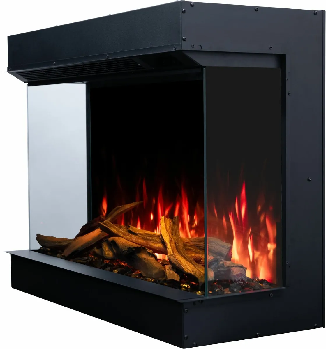 3 sides Electric Fireplace.  Free Delivery - Image 3