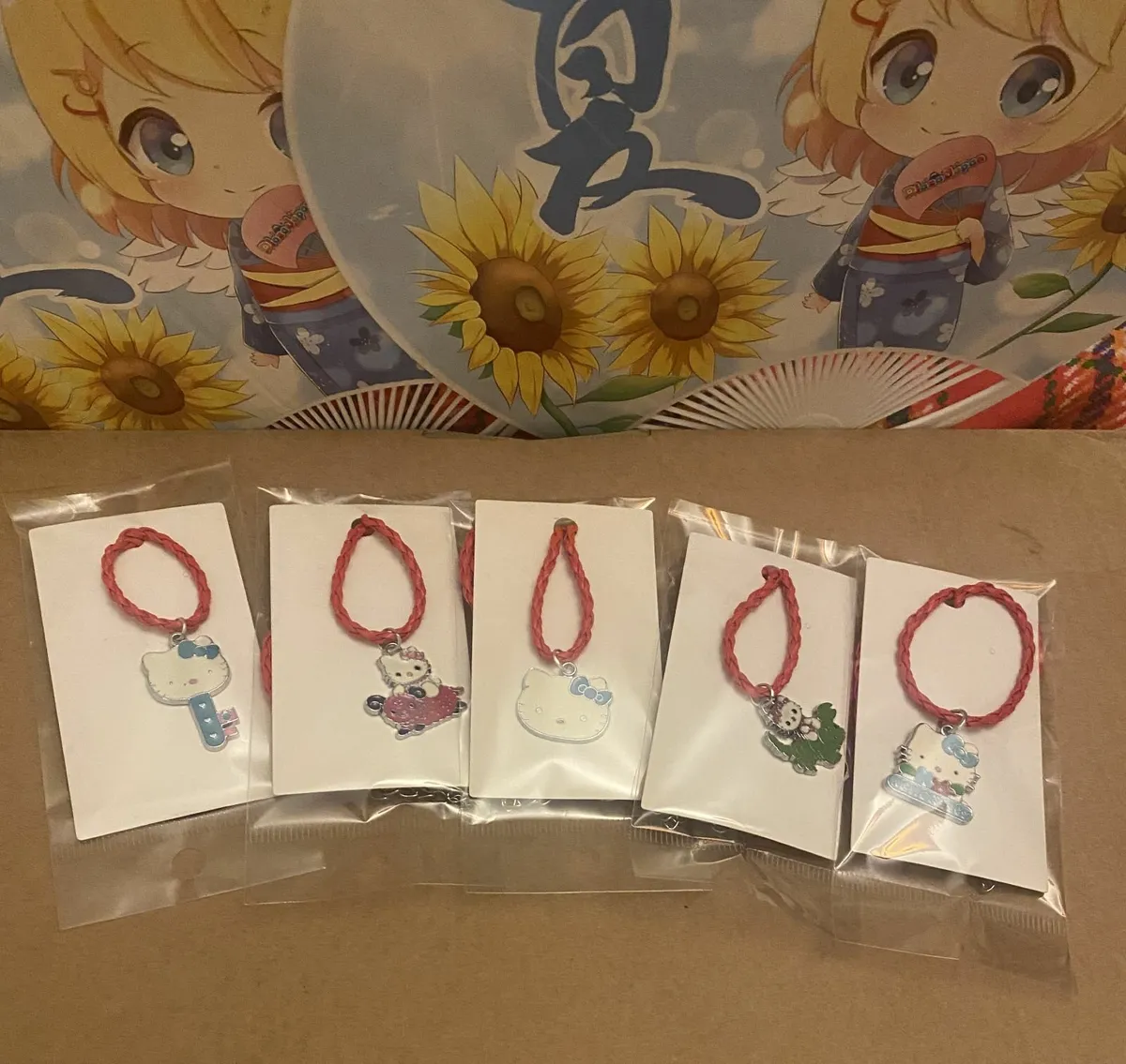 Hello Kitty, Necklace x 5 ,Free Post - Image 1