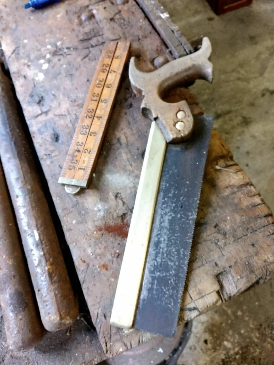 Early Antique Spear & Jackson Dovetail Saw - Image 1