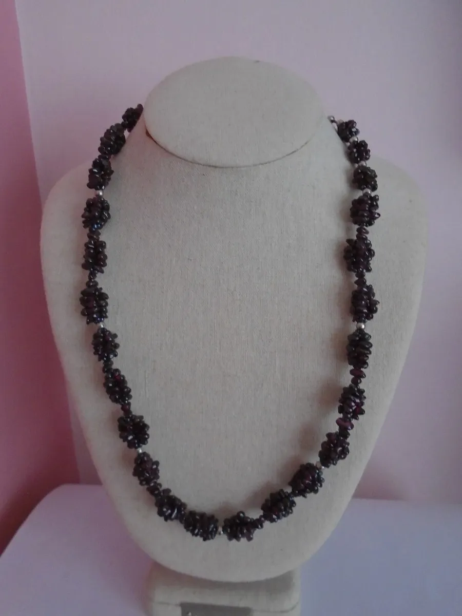 Garnet necklace,Jewellery.Necklace,Jan birthstone - Image 1