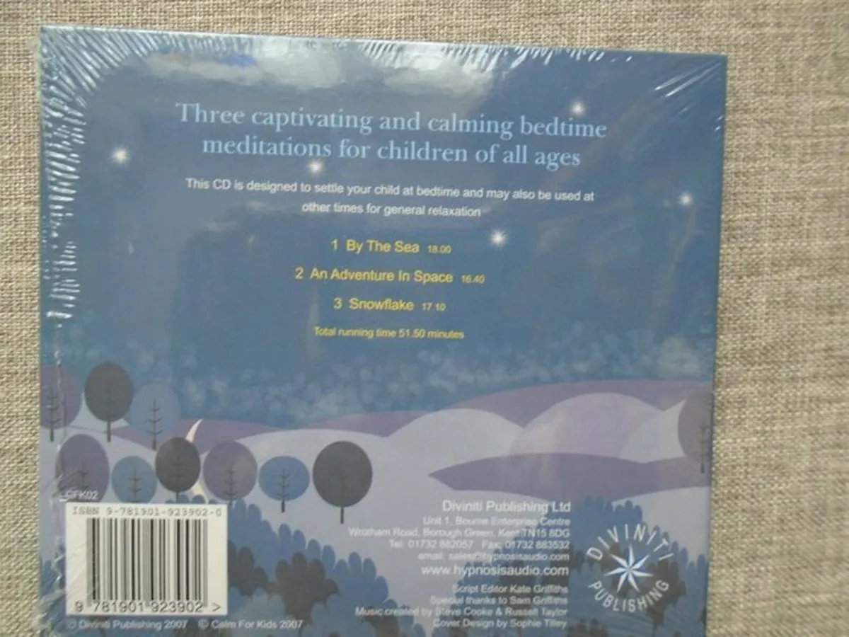 Bedtime meditations for kids, Cd, Free post - Image 2