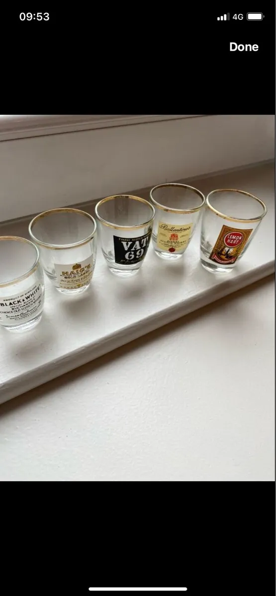 Irish/ Scotch Whisky Shot Glasses - Image 2