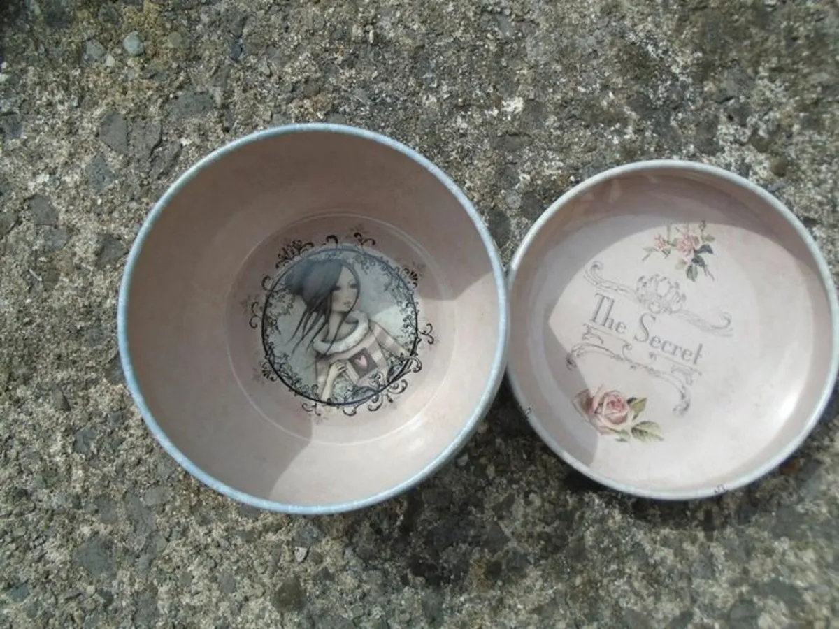 Santoro tin box, Trinket box, gift - Image 4