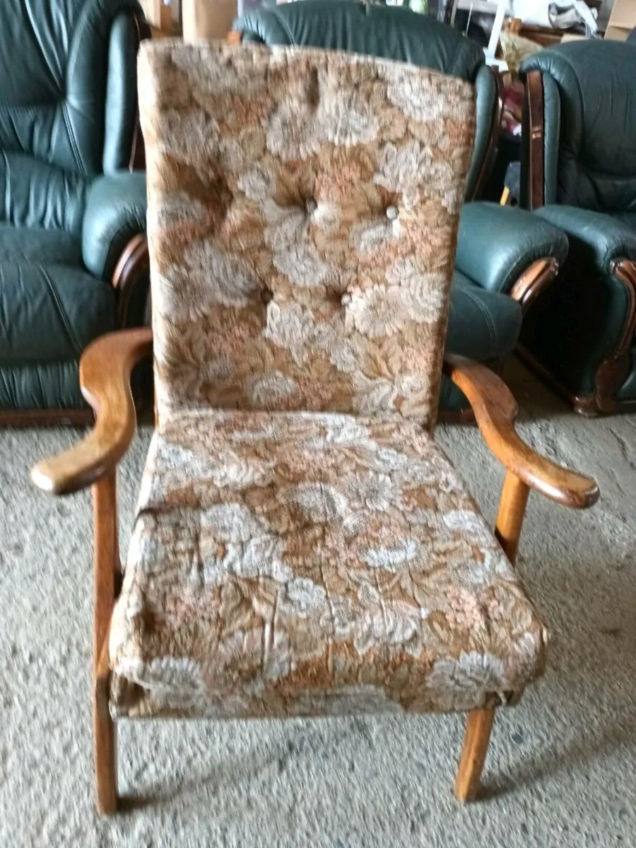 Vintage Fireside Chair - Image 2