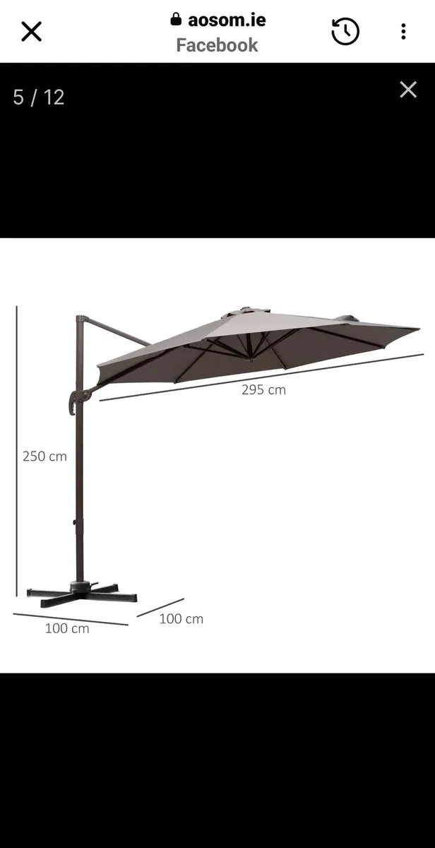 Parasol large umbrella - Image 1