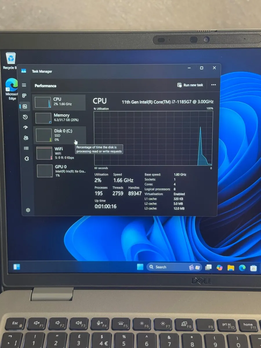 Dell Latitude 5520 Laptop i7/32GB/512SSD/FHD Touch - Image 3