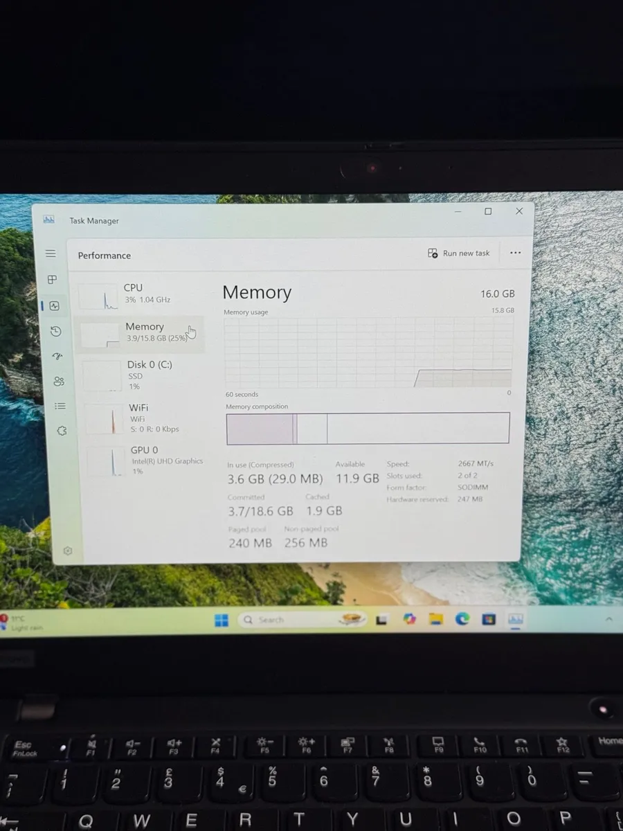 Lenovo ThinkPad X13 Laptop i5/16GB/256SSD/FHD - Image 3