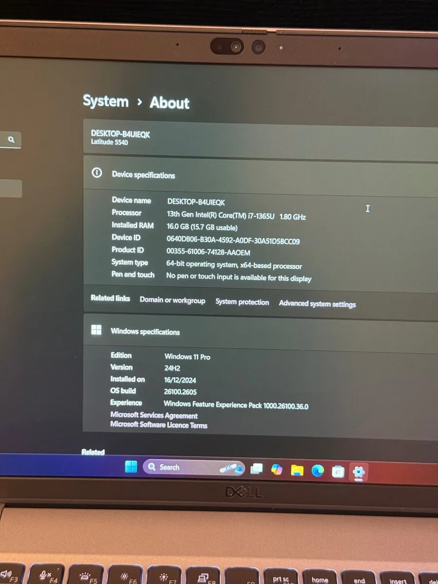 Dell Latitude 5540 Laptop i7-13th/16GB/512SSD/FHD - Image 3