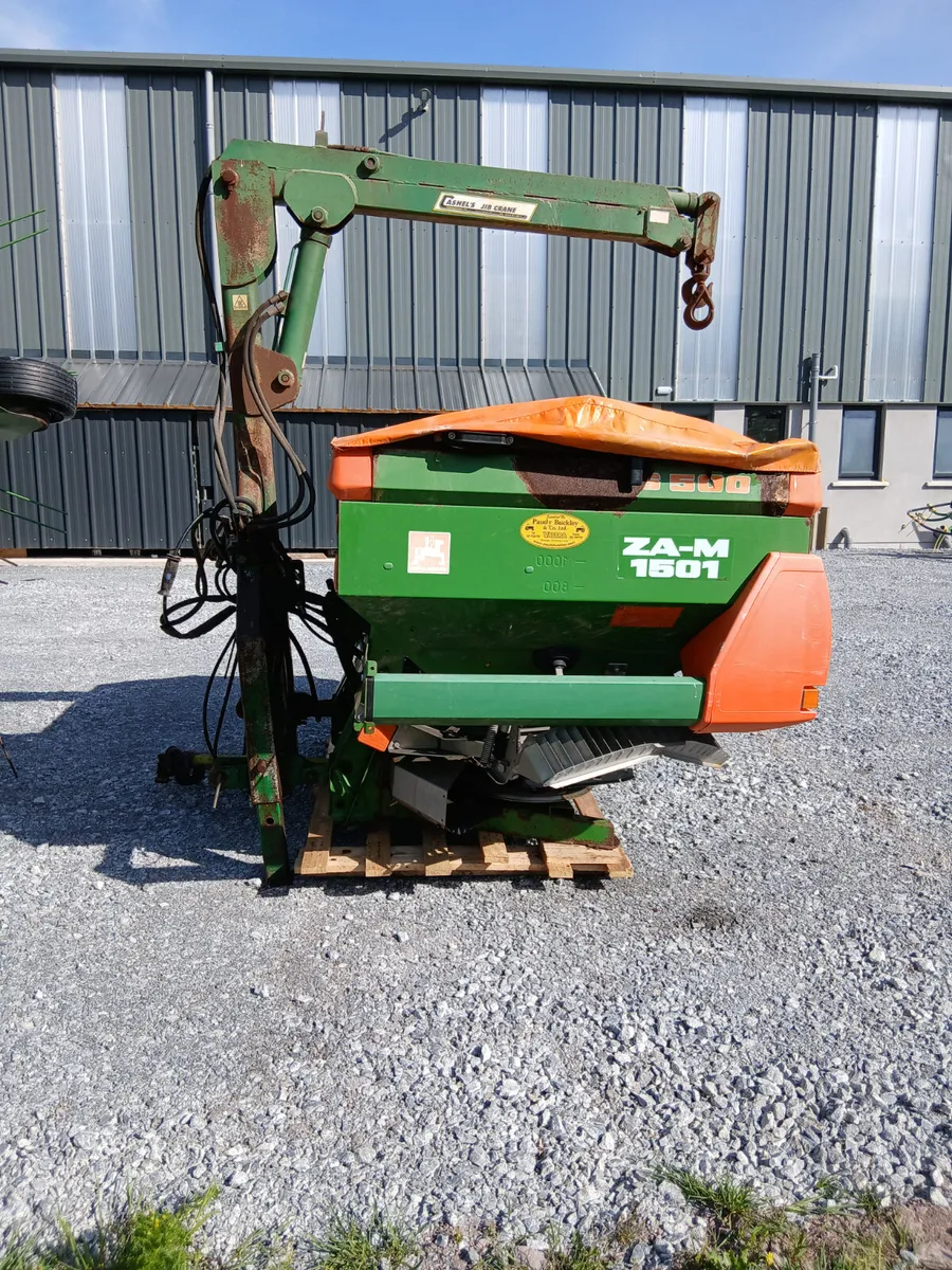 Amazone ZA-M 1501 & jib crane - Image 1