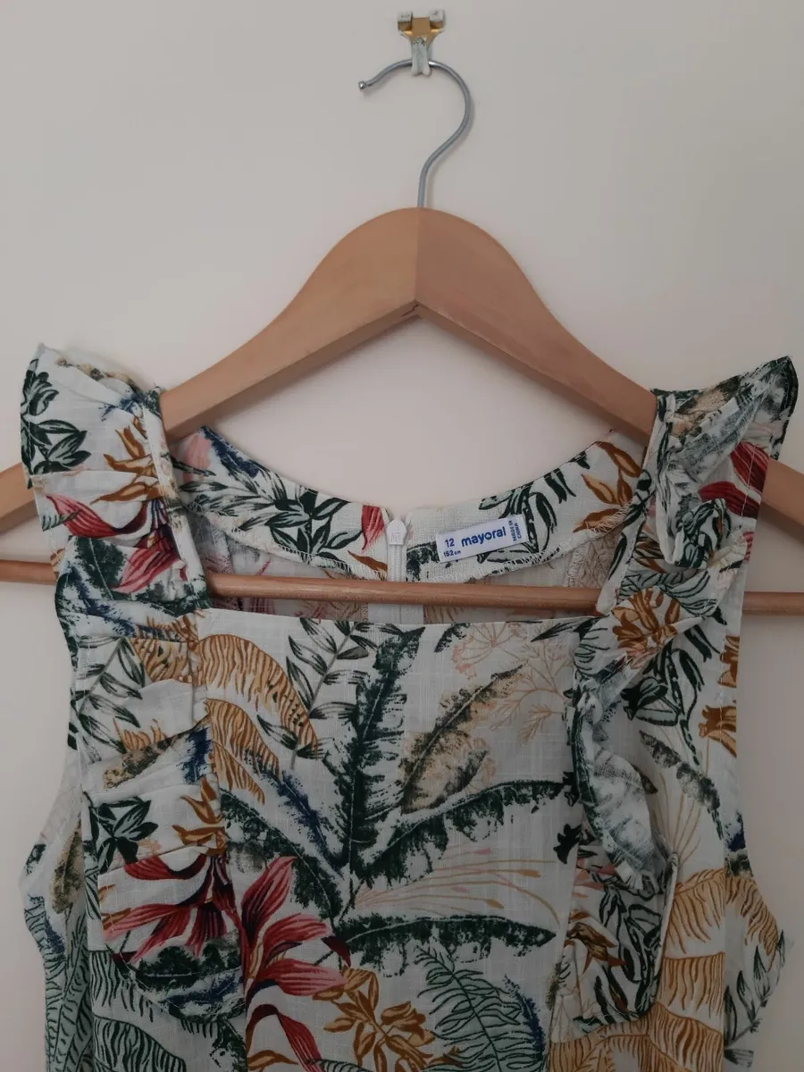Mayoral girls jumpsuit with pockets Age 12 - Image 1