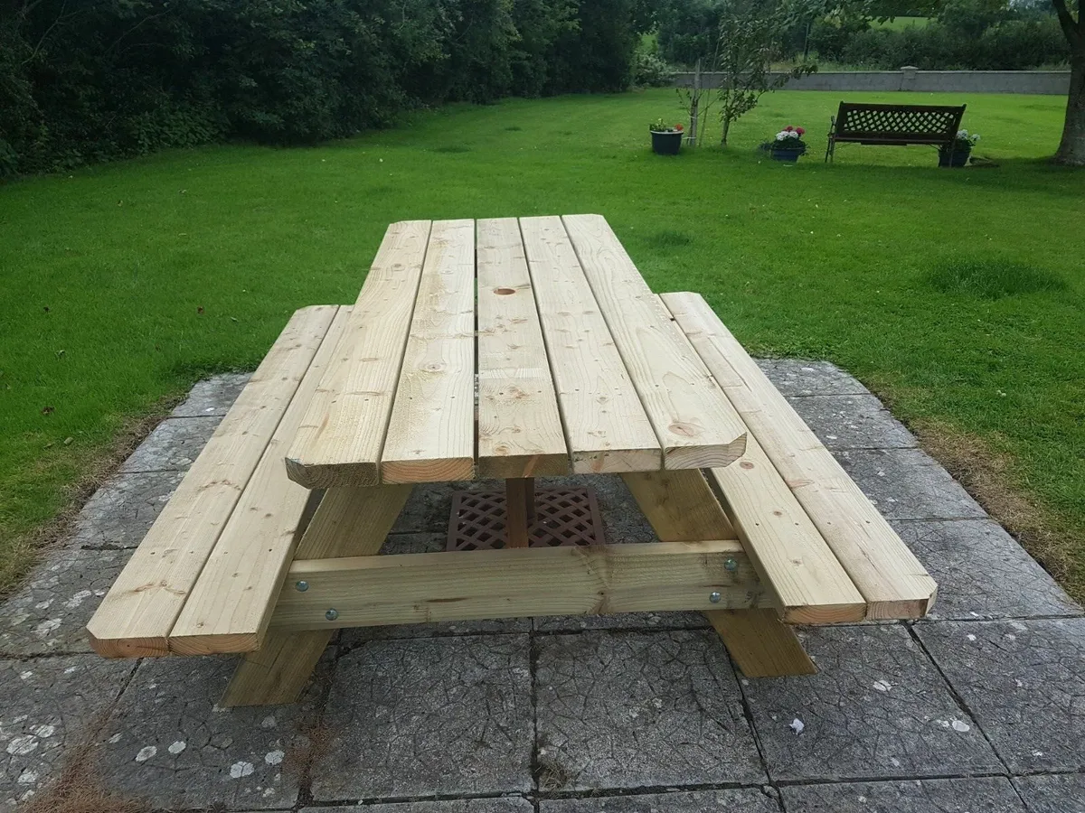 6ft Picnic Tables - Image 3