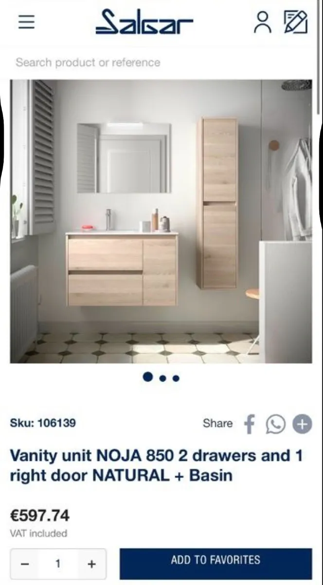 Bathroom Vanity - Image 1