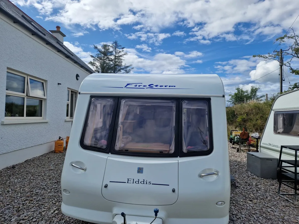 ELDDIS FIRESTORM 534 CARAVAN – FIXED BED - Image 1