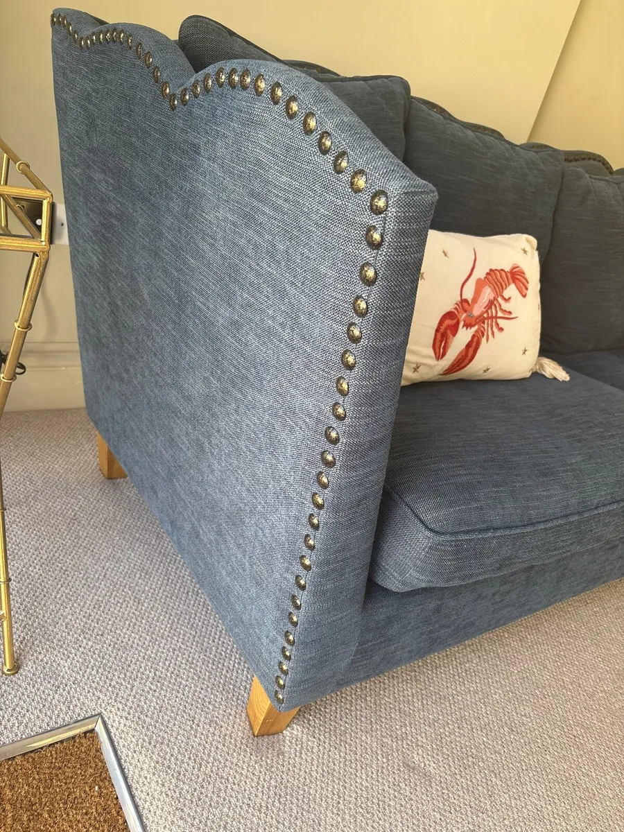 Couch Navy Brand New - Image 4